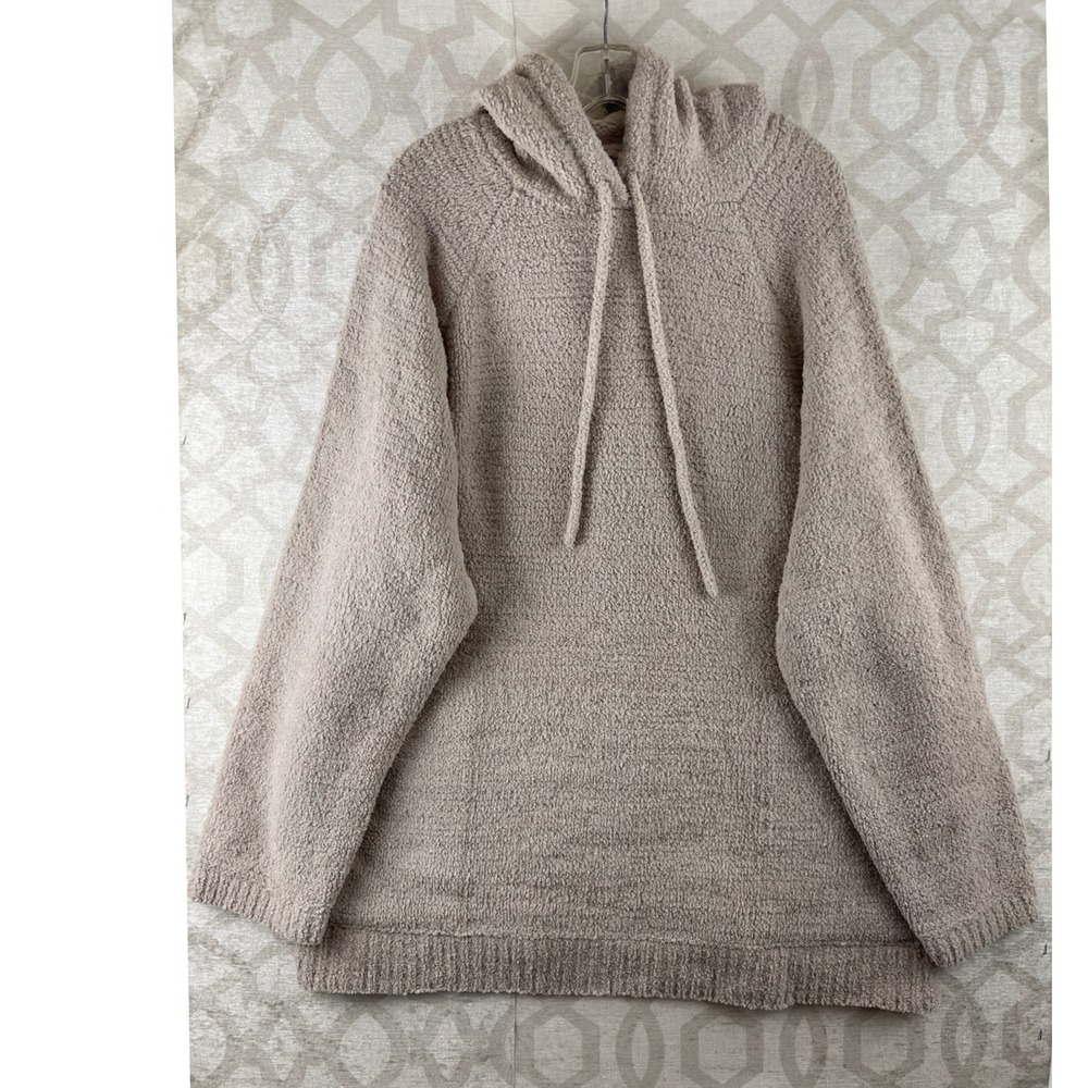 Sunday Citizen Snug‎ Hoodie Women One Size Taupe Excellent Microfiber Loungewear
